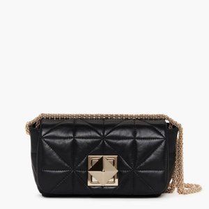Sonia Rykiel Paris Women's Le Copain Bag in Black Leather w/ Gold, New with Tags